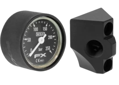 Angled Manometer Bracket FX Impact M3, M4, DRS With Pressure Gauge