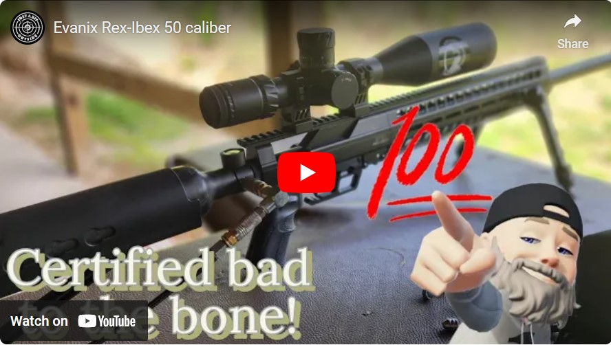 Video Evanix Rex-Ibex Big Bore Air Rifle
