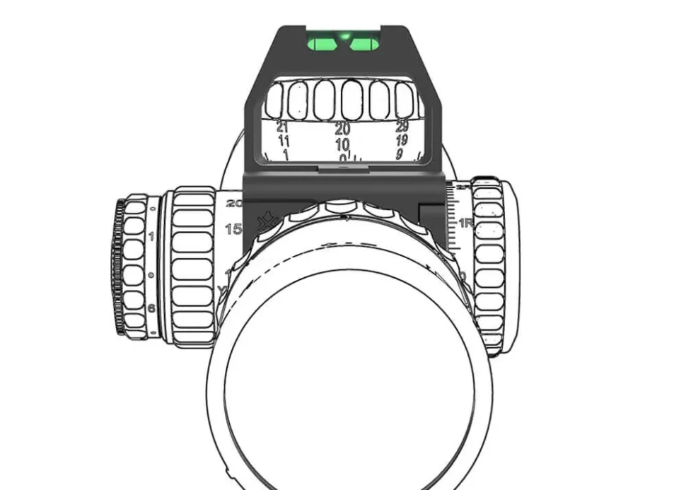 Vector Optics Turret Mark Reader With Bubble Level (SCTR-01 SCTR-02)