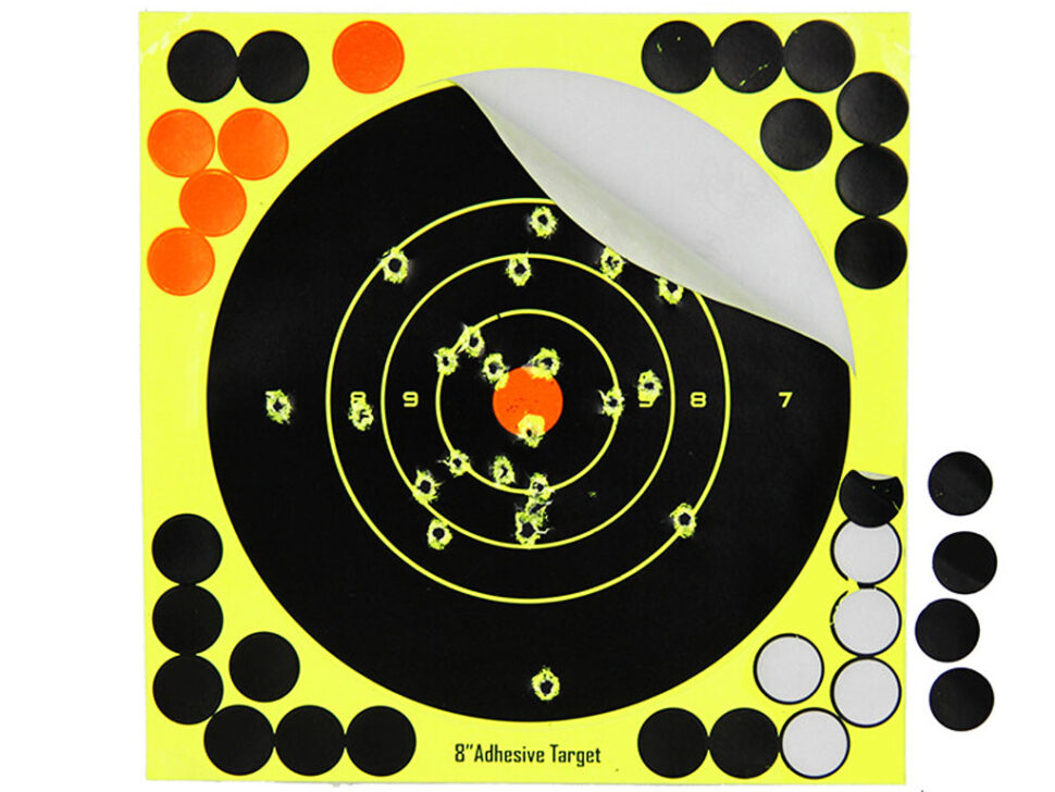 Vision Target Shooting Stickers 8″ 20 cm. (10 Sheets)