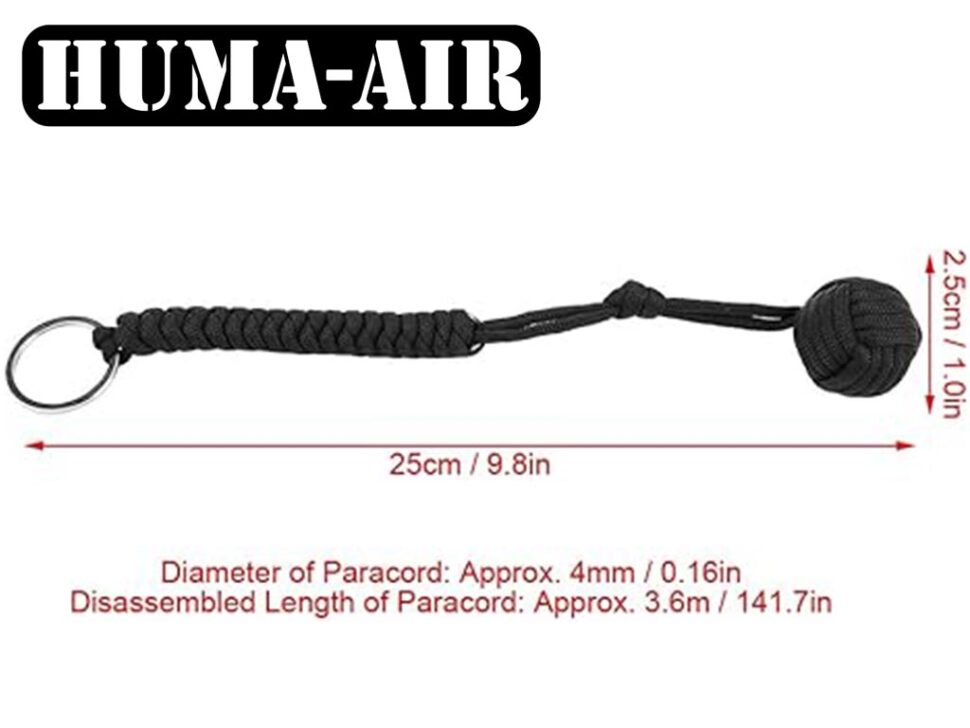 Monkey Fist Steel Core Key Cord