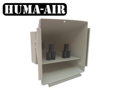 Pellet Catcher Metal 14×14 cm. With Metal Drums