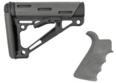 Stock hogue ar15 omcb mil spec with grip grey