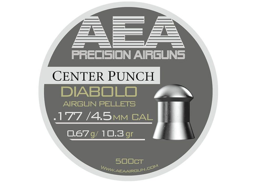 AEA .177 Center Punch Airgun Pellets 10.3 Gr 500pc