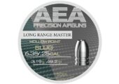 AEA Long Range Master Airgun Slugs Cal. 25 HP 49.2 grain 150pc.