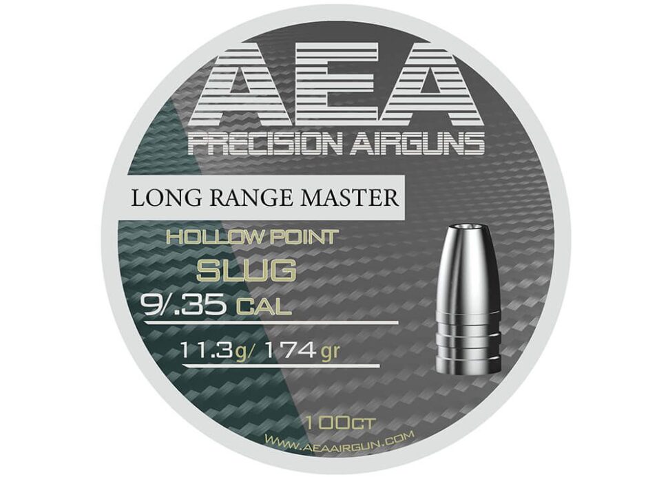 AEA Airgun Slugs Cal. 35 HP 174 grain Long Range Master 100 pc.