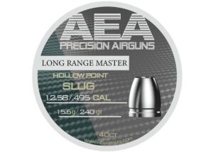 AEA Long Range Master Airgun Slugs Cal. 495 HP 240 grain 40pc.