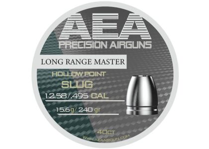 AEA Airgun Slugs Cal. 495 HP 240 grain Long Range Master 40 pc.